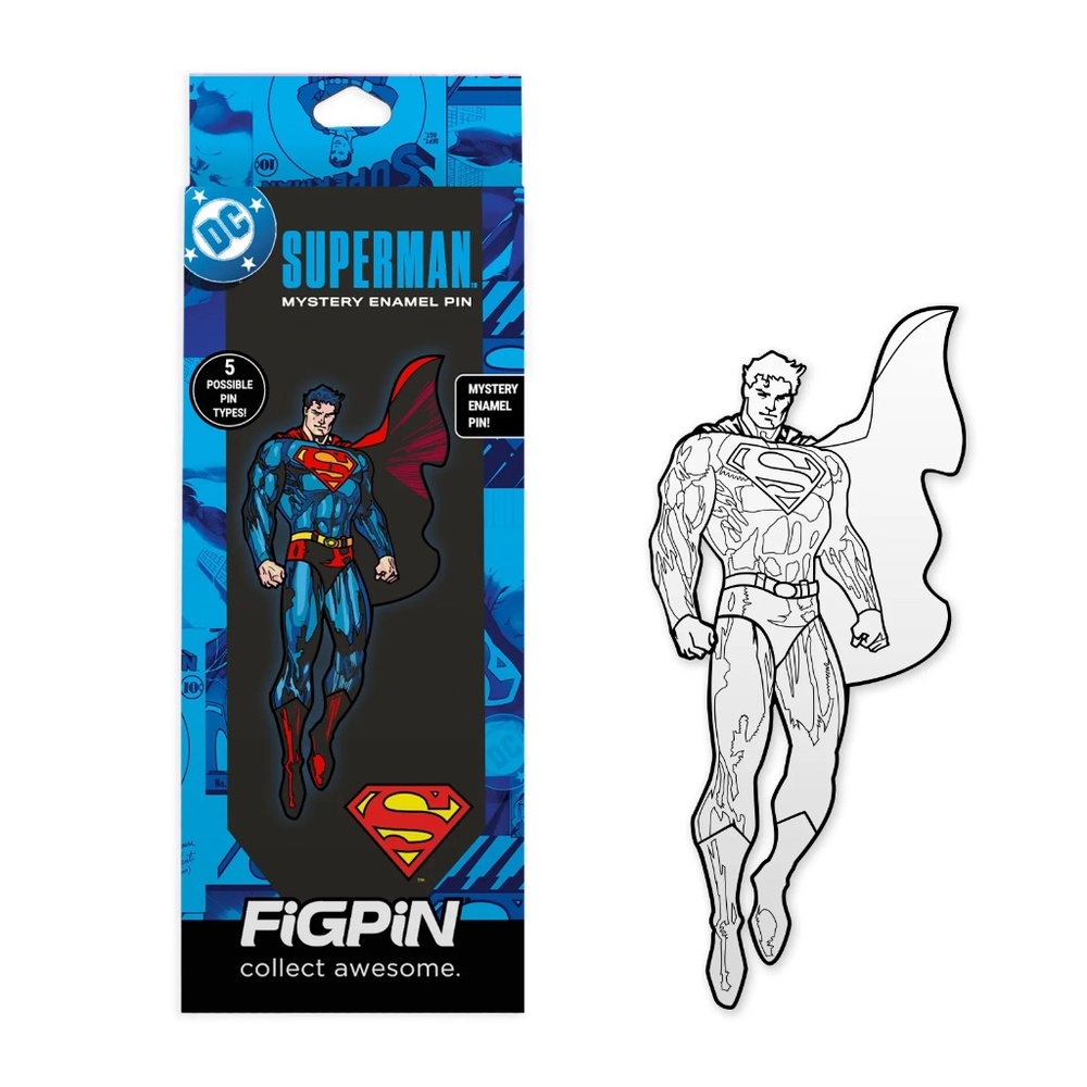 FiGPiN DC Comics: Superman (Superman Black & White)